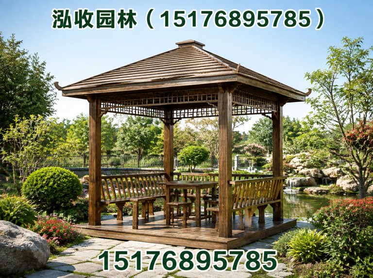 临沂防腐木凉亭展示图